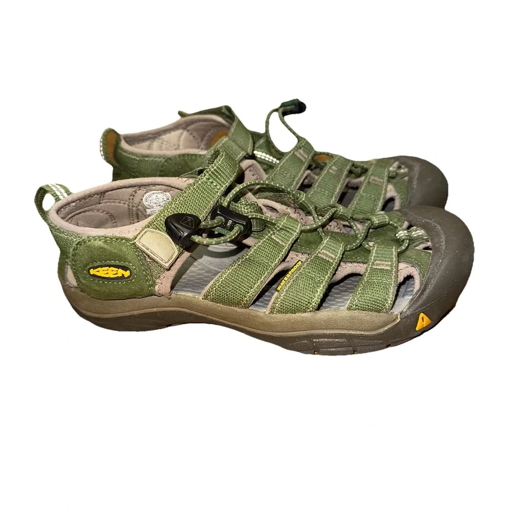 Keen Big‎ Kids Youth Size US 4 Newport H2 Army Green Sport Sandals Shoes 1008586